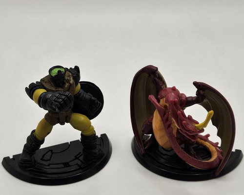 Bakugan Mini 2" Collectible Action Figures Battle Brawlers - Gorem & Dragonoid - Picture 2 of 3