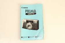 canon prima super 115 Instruction Owner's Manual User Guide Handbook