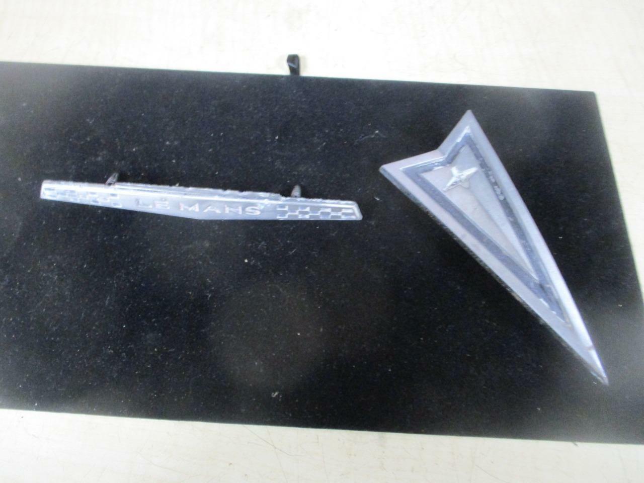 1966 1967 Pontiac LeMans Emblem Badge Ornament & Hood Medallion Badge OEM