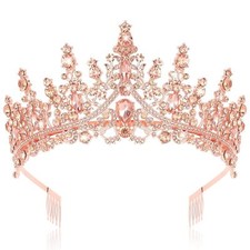 Princess Crown Rose Gold Tiara for Little Girls Tiaras and Crowns 2
