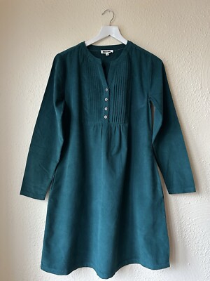 Neu Ex Mistral türkis Cord Biesen Kleid Größen 8-16