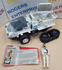 Vintage 1985 Hasbro Action Force Snow Cat Vehicle Damaged  Frostbite Figure
