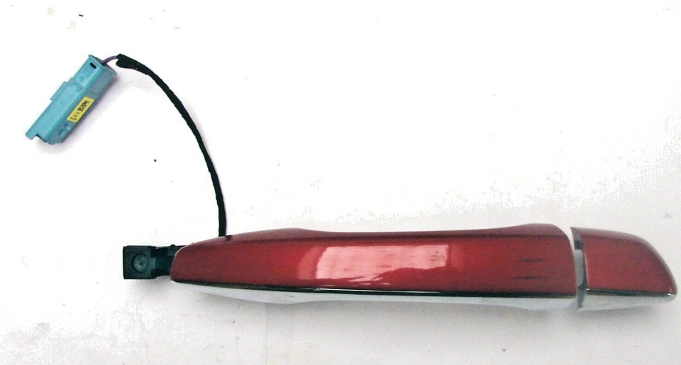 Citroen Peugeot Exterior Electronic Door Handle Passenger Front Rear Chrome Red - Image 2 of 4