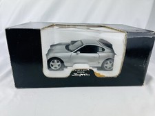 RARE kyosho toyota supra L-HANDLE  1:18 SILVER DIECAST MODEL CAR