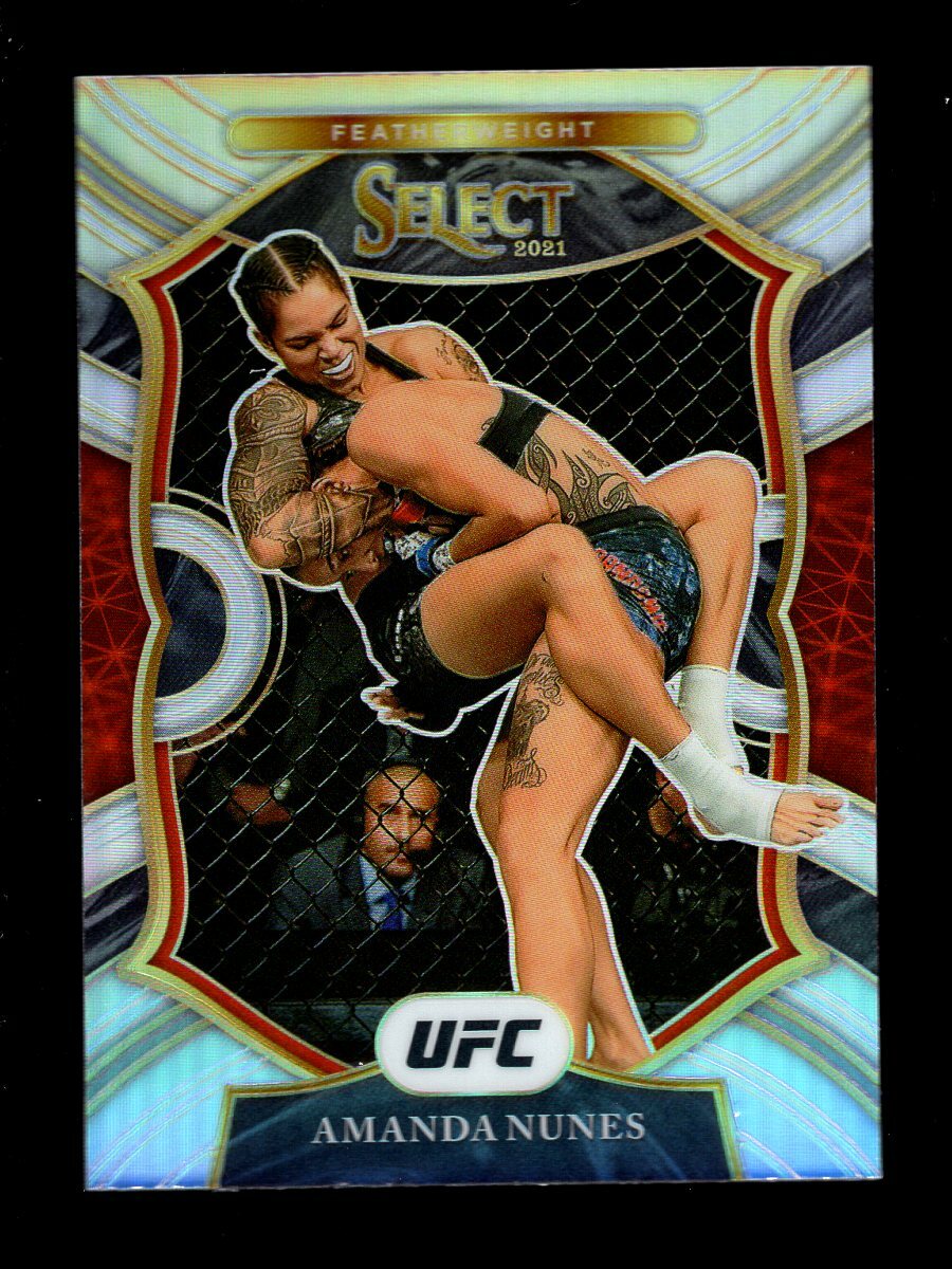 2021 SELECT H2 UFC CONCOURSE SILVER PRIZM #56 AMANDA NUNES