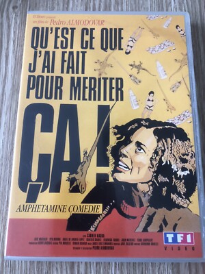 FILM ''WAS ICH GETAN HABE, UM DAS ZU VERDIENEN!'' PEDRO ALMODOVAR DVD FRANZÖSISCH SELTEN