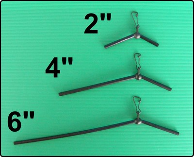 9 Black Feeder Leger Anti Tangle Fishing Rig Bent Booms 2 4 Or 6