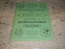 ILLUSTRATED PRICE LIST OF WOOD WORKING TOOLS 8TH EDITION 1899 REPRINT 1975 PB
