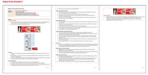 NEBOSH Fire Safety Certificate FSC1-FSC2 OBE - Preparation Guidance - USB - Picture 8 of 12