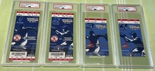2004 WORLD SERIES FULL TICKET GM # 1 2 3 4  RED SOX  WIN WS BREAK CURSE PSA SET