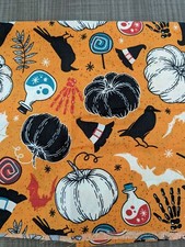 Halloween Themed 1/2 Yard Precut 100 Cotton Fabric David Textiles Choose One