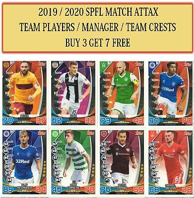 Topps Match Attax 2019/2020 SPFL Trading Cards 5 Packets Multipack Limited Ed