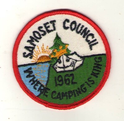 Boy Scout Patch Samoset Council 1962 Rhinelander Wisconsin WIS WI