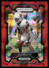2024 Panini Prizm Draft Picks #163 Max Melton Red Ice