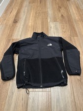 The North Face Denali Fleece Jacket Youth L 14/16 Black Polartec Full Zip Youth