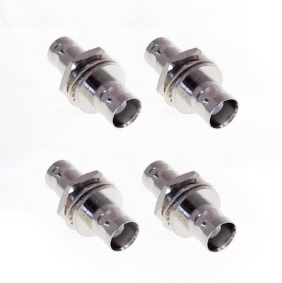 PROCRAFT CH-BNC Female to Female BNC Feed-thru Panel Mount connector (4 PACK)