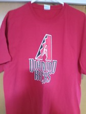 Arizona Diamondbacks T Shirt Mens Size XL Used 57 God Bless America Port & Compa
