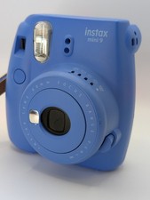 Fujifilm Instax Mini 9 Instant Film Camera - Blue .