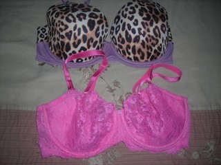 Lot of 2 VICTORIA’S SECRET 36DD Push Up and T Shirt Bras