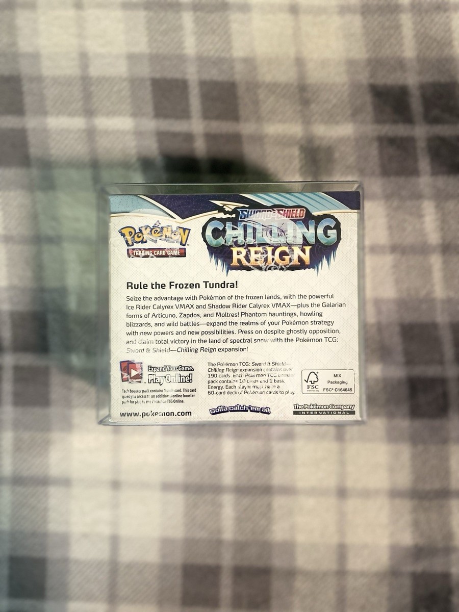 Pokmon TCG Sword & Shield - Chilling Reign Booster Box Display Factory  Sealed | eBay