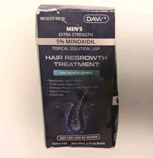 DAVV 5% Minoxidil for Men Hair Growth Serum with Biotin Fix Balding Regrow