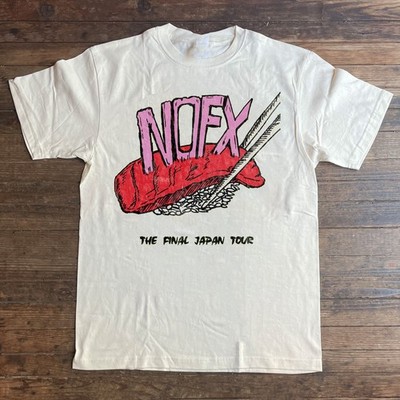 NOFX THE FINAL JAPAN  Sushi   TOUR! White Unisex T-shirt, Size S-5XL