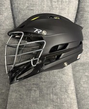 VGC Cascade R Lacrosse Helmet Matte Black Chrome Cage Adjustable Without Strap