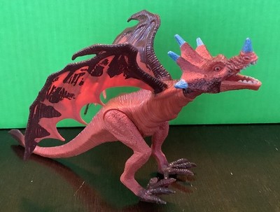 Kid Galaxy Poseable 8  Dragon Action Figure Orange