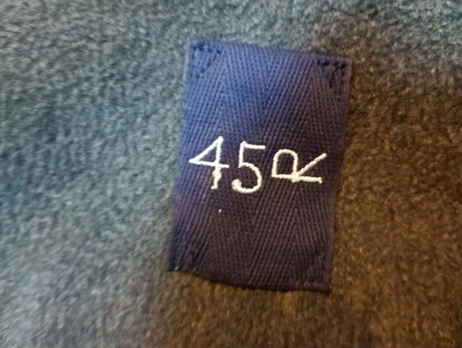 45R by 45RPM BOA FLEECE HOODED COTTON & WOOL NAVY BLUE COAT #7112065 - SIZE 1 image 8