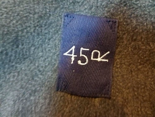 45R by 45RPM BOA FLEECE HOODED COTTON & WOOL NAVY BLUE COAT #7112065 - SIZE 1 image 8
