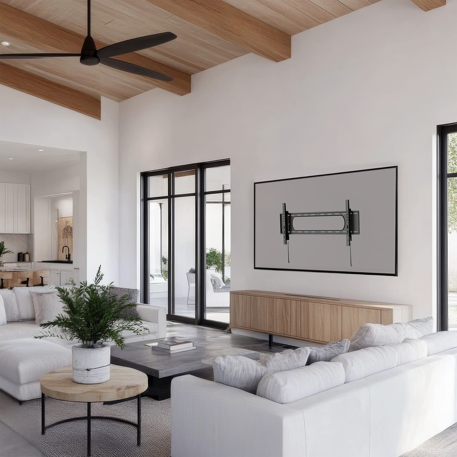 Ultra Heavy Duty Tilting TV Wall Mount for 43 to 90 inch Screens