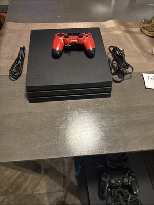 Sony PlayStation 4 Pro 1TB Game Console - W/Controller @ Cables TESTED WORKS