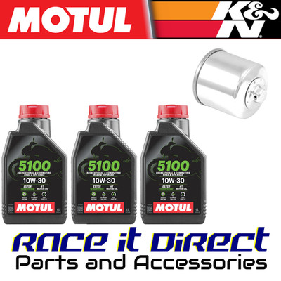 Öl & Filter für Kawasaki KVF700 B Prairie 4x4 HG HD 2004-2005 Chr 5100 & K&N