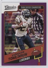 2021 Classics Legends Timeless Tributes Purple 42/50 LaDainian Tomlinson 1g04