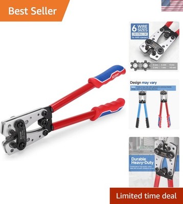 iCrimp Cable Lug Crimping Tool for Heavy Duty Wire Lugs, Battery Terminal, Co...