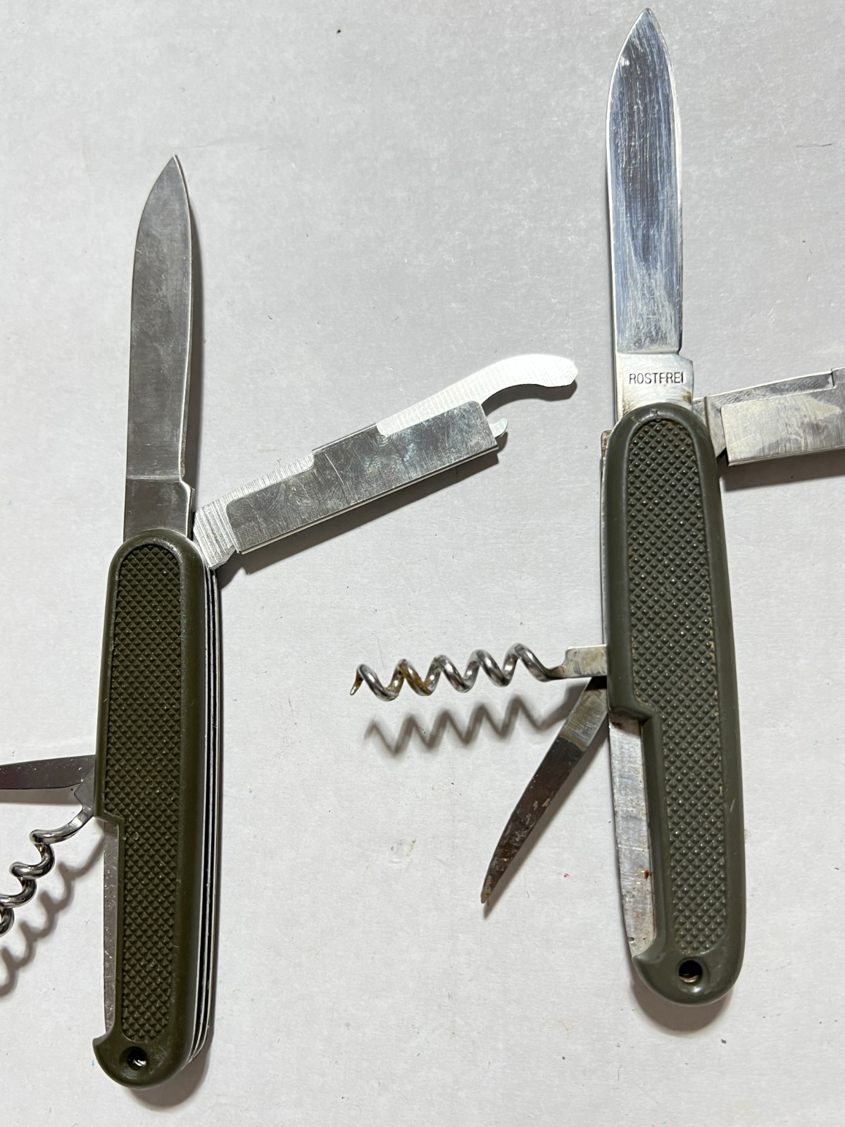 Lot of 2 Mil Tec Pocket Knives