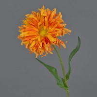 Artplants Deko Blume Gerbera Sunger, Orange, 45Cm