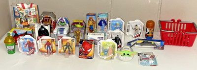 Zuru Mini Brands Disney Store Mixed Lot of 25 With Red Shopping Basket Gift