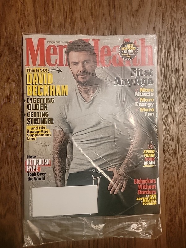 Men's Health Mar Apr 2025 David Beckham NEW Sealed 