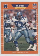 1989 Pro Set Jim Jeffcoat #90 1if9