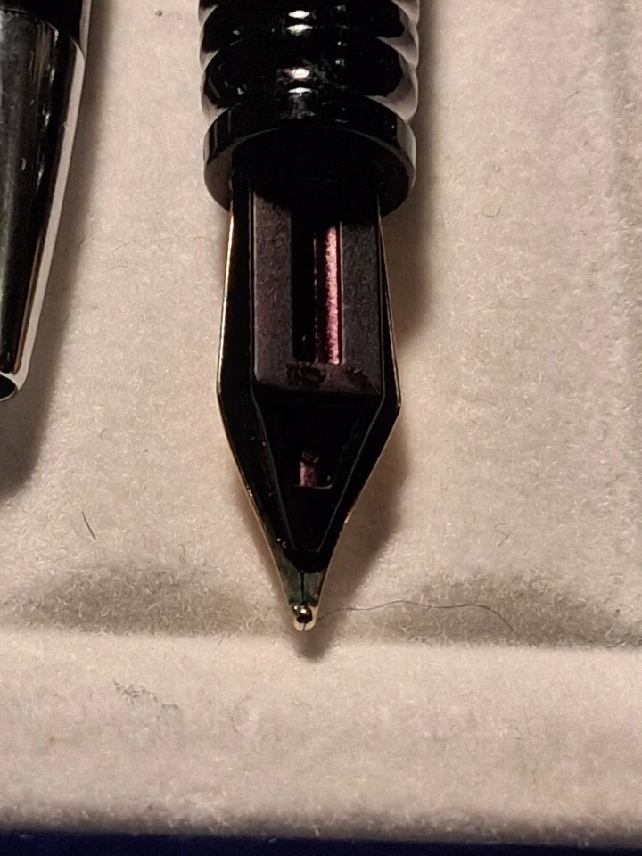 Waterman Laureat Fountain Pen and Rollerball + One Hemisphere Ballpoint Pen - Image 3 of 4