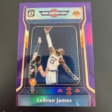 2020-21 Panini Donruss Optic - Air Defense Purple Prizm #3 LeBron James