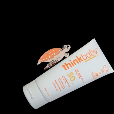 Thinkbaby SPF 50+ Sunscreen 6oz - Mineral   Reef Friendly   Sealed, No Box