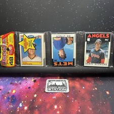 1986 Topps Rack Pack Sealed Unopened 48 Vintage Baseball Cards Cal Ripken Jr. KL