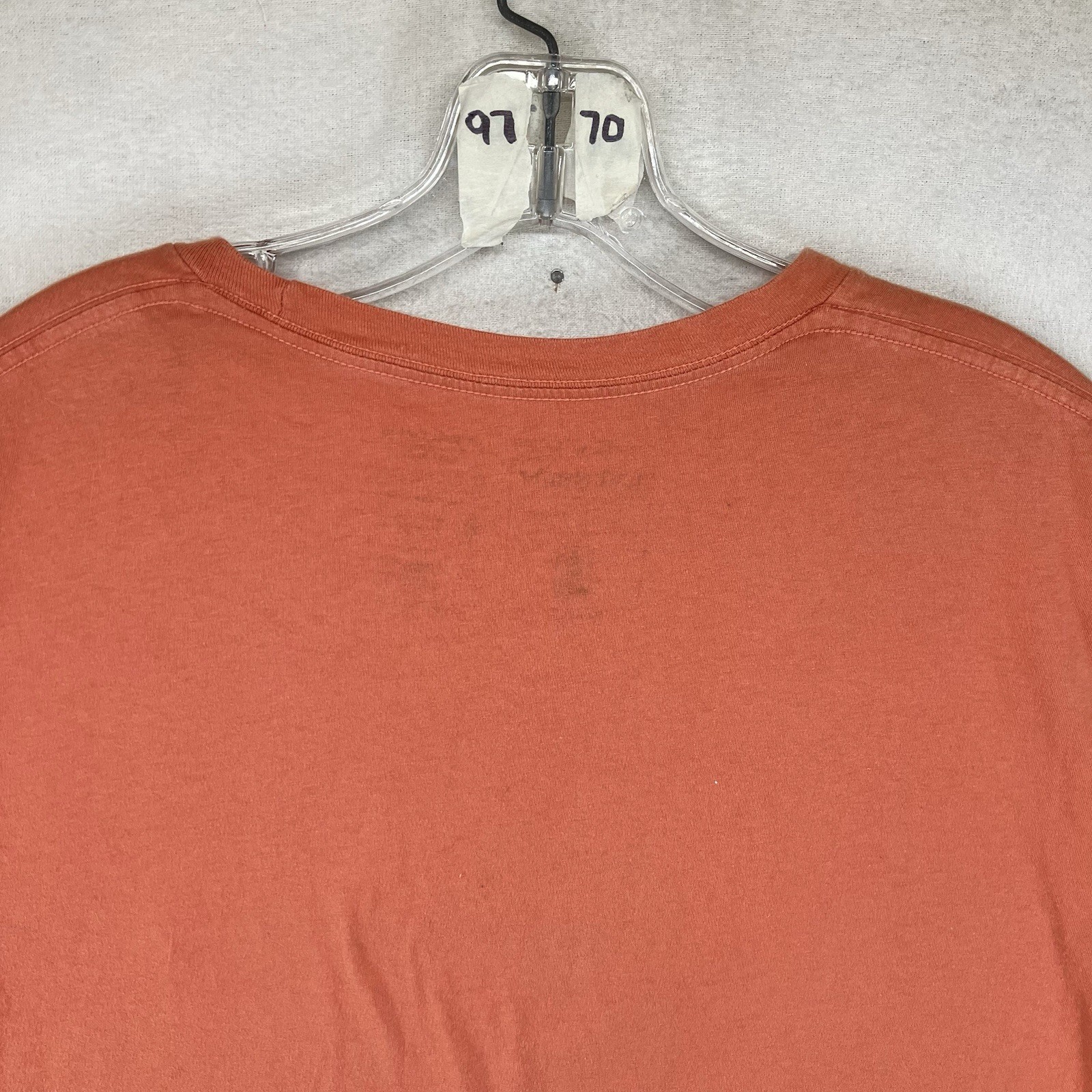 Patagonia 1973 Fitzroy Organic Cotton T-Shirt Mens Sz L Slim Fit Orange Gorpcore thumbnail 11