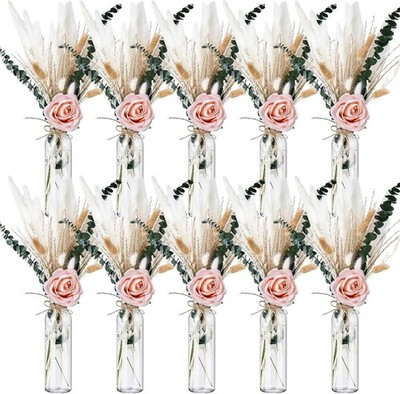 10 Set Dried Ppas Grass Centerpiece for Wedding Baby Shower