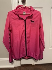 PINK Victorias Secret Ombre Windbreaker Lightweight Jacket sz XS-S Barbiecore