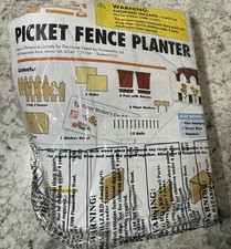 Home Depot Kids Workshop Picket Fence Planter DIY Kit Age 5 New