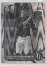 2022 Bowman Draft Chrome Black & White RayWave Refractor Ryan Cermak 09wc