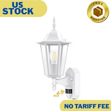 Motion Sensor Outdoor Lights, Upgrade Dusk to Dawn White Outdoor Light